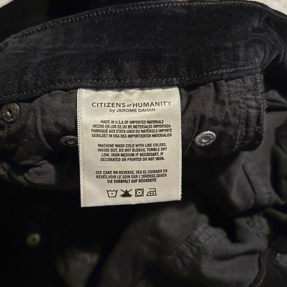 Citizen of Humanity Black Cords Size 29 - Picture 6 of 6